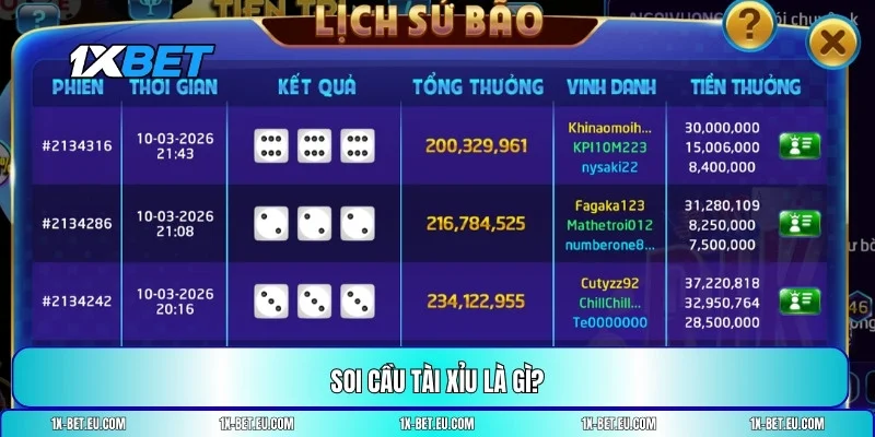 Cách soi cầu tài xỉu