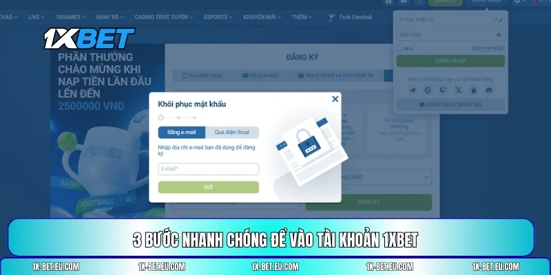 đăng nhập 1XBET