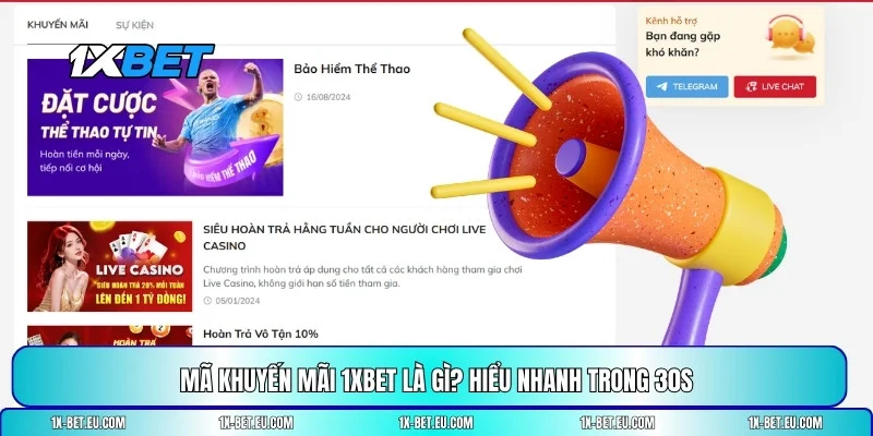 Mã khuyến mãi 1XBET