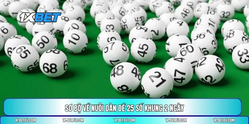 nuôi dàn đề 25 số khung 2 ngày