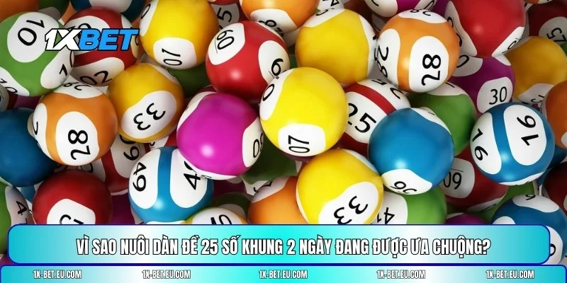 nuôi dàn đề 25 số khung 2 ngày